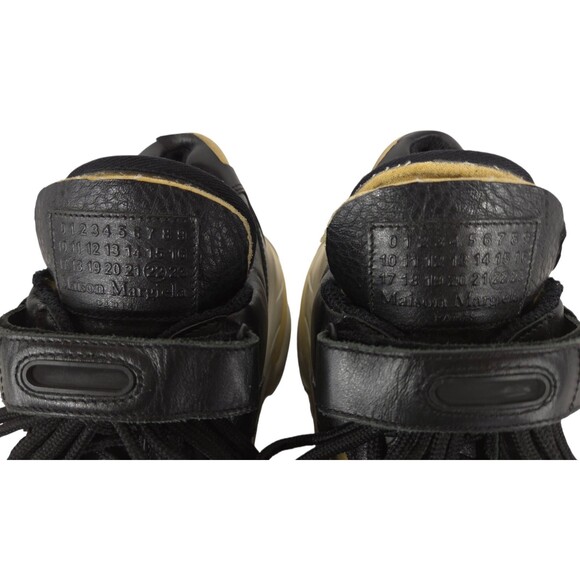 Maison Margiela Retro Fit Sneakers US 10 EU 43 Mens Black White Chunky $950 main image 11